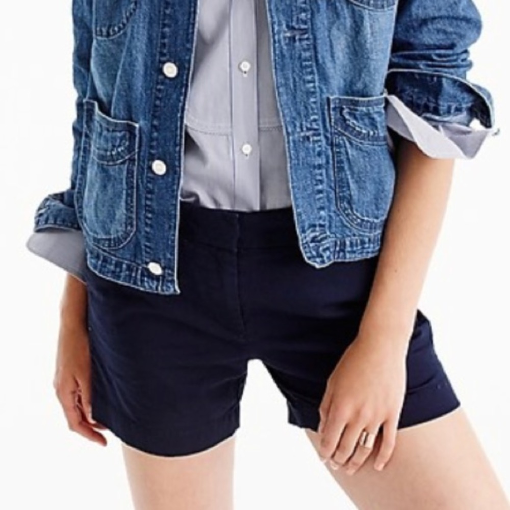 NAVY 5” CHINO SHORT by J. Crew